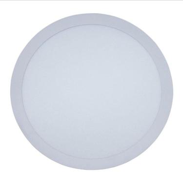 Imagem de Painel Plafon LED de Embutir 29,5 cm Modaza Redondo 24W, Branco Frio 6500K