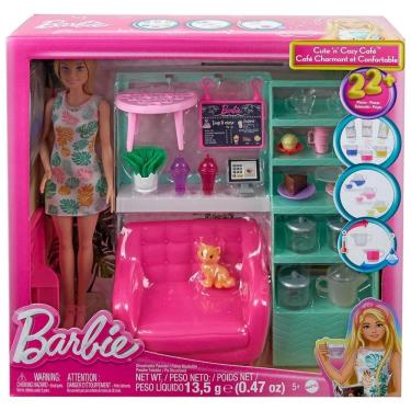 Imagem de Barbie Fashion Beauty Conjunto Loja de Cha Cuidados Pessoais Mattel