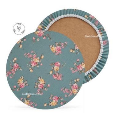 Imagem de KIT 04 Capa de Sousplat Floral Ypê - 35 cm - Várias Cores e Estampas -