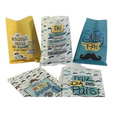 Imagem de 100 Saquinhos Dias Dos Pais Embalagem Lembrancinha