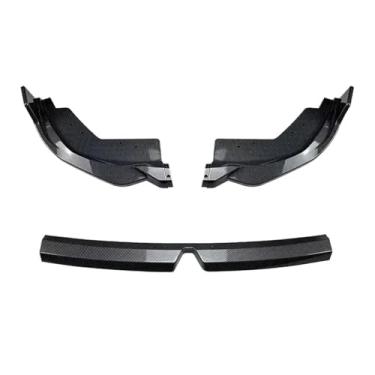 Imagem de Kit de spoiler dianteiro para para-choque dianteiro, difusor de aerofólio, acessórios pretos compatíveis com BMW Série 3 G20 LCI M Sport 320i 325i 2023+(3pcs)