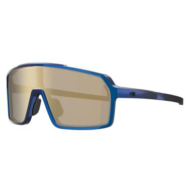 Imagem de HOT BUTTERED - Óculos de Sol HB GRINDER - Proteção UV, Óculos Escuros Masculino e Feminino, Performance Esportes Ciclismo - Azul Esportivo, Lente Espelhada