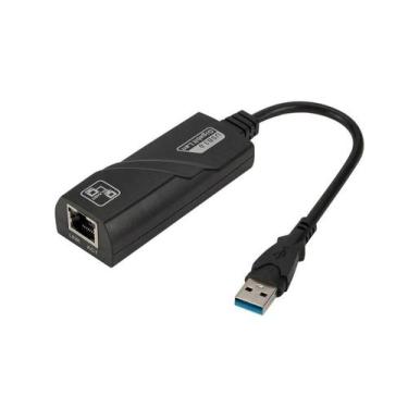Imagem de Cabo p/laptop USB 3.0 para Gigabit RJ45 LAN 10/100/1000 Mbps - FY