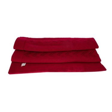 Imagem de Manta Infantil de Tricô Setta - Kowak, Vermelho