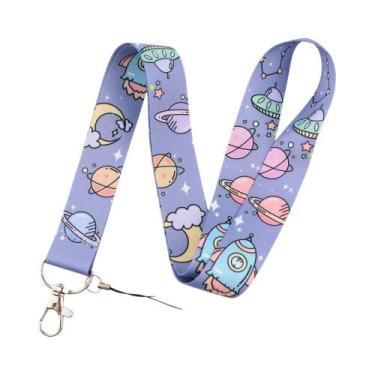 Imagem de Chaveiro Lanyard Fofo De Planetas Famosos P5710, Suporte Para Cartão D
