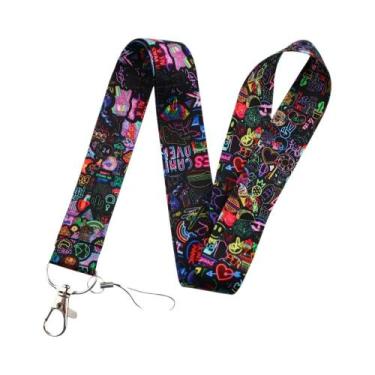 Imagem de Chaveiro Lanyard Fofo De Planetas Famosos P5710, Suporte Para Cartão D