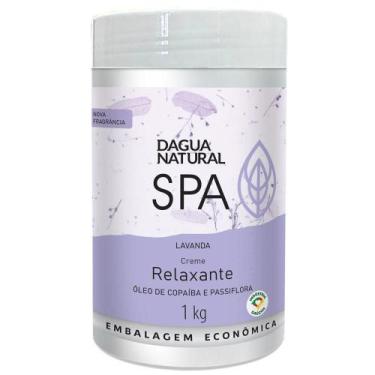 Imagem de Pote Creme Relaxante Dagua Natural Spa Lavanda 1kg Óleo de Copaíba e P