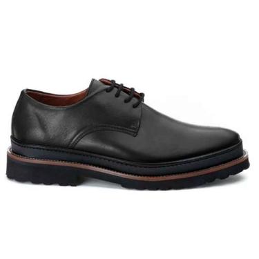 Imagem de Sapato Derby Premium de Luxo Tratorado Couro Nobre Legítimo - Mr Light