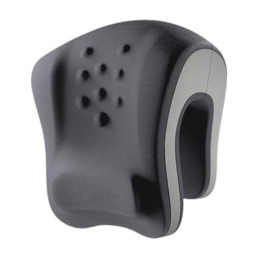 Imagem de MotiveTech Almofada de pescoço para cadeira de escritório, almofada para cochilo, conforto, espuma viscoelástica, apoio de cabeça ergonômico para dormir, ideal, Cinza Escuro Cinza Claro