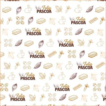 Imagem de Papel Manteiga Antigordura PÁSCOA 20X20cm 500 UNIDADES