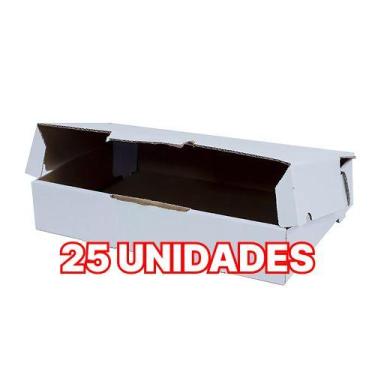 Imagem de Kit 25 Un Caixa Para Esfiha Delivery N40 Un - Porto Feliz Embalagens, 