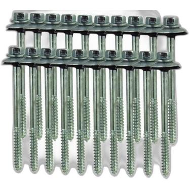 Imagem de Kit 20 Parafuso Para Telha Com Arruelas 5/16''X150 Mm - Parafuso De Te