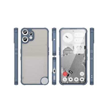 Imagem de Kukoufey Capa compatível com Nothing CMF Phone 2 Pro, compatível com Nothing CMF Phone 2 Pro 5G A001 capa protetora antiqueda e absorção de choque azul