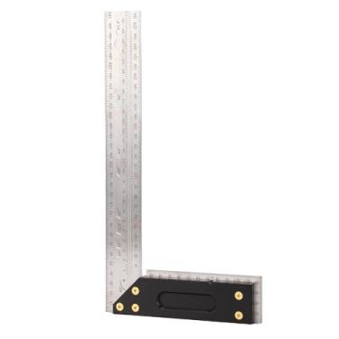 Imagem de Diydeg Régua Quadrada, 300 Mm de Madeira Tente Ferramenta Quadrada L Ferramenta de Layout Régua, de ângulo Reto Com Pino de Marcação de Escriba, Quadrado de Carpinteiro