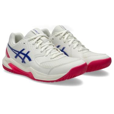 Imagem de Tênis Asics Gel Dedicate 8 Feminino (Creme Darl Cobalt, BR, Adulto, Numérico, 37)
