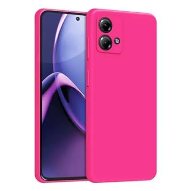 Imagem de Capinha De Silicone Aveludada Moto G84 5g (Rosa)