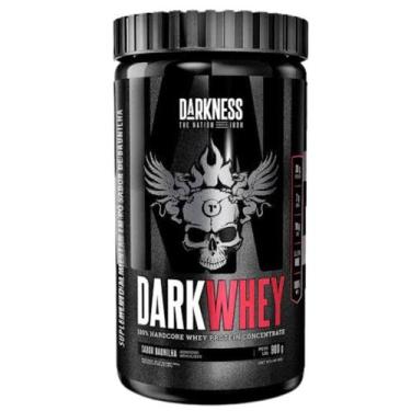 Imagem de Dark whey 100% concentrado sabor baunilha 900g - DARKNESS