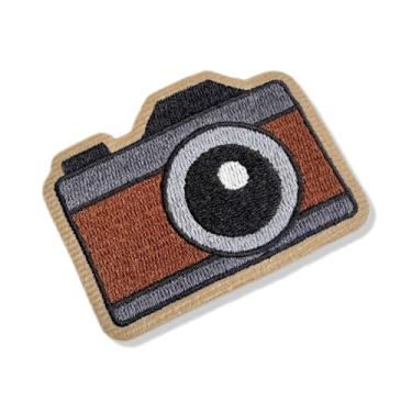 Imagem de V0044-001 Câmera Digital Patch Bordado 5,7×7,0cm (B- Arquivo Matriz para bordar em máquina eletrônica ou doméstica.)