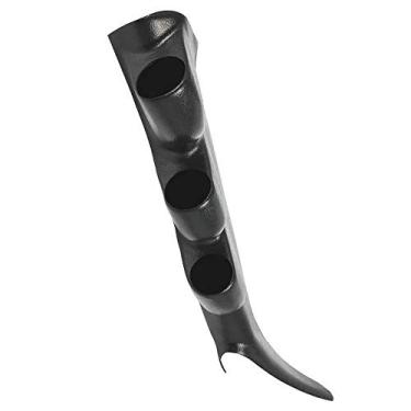 Imagem de GlowShift — Pódulo de calibre triplo preto para Chevrolet Chevy Silverado 1500 2500HD 3500HD Duramax 2000-2006 — Plástico ABS — Suportes (3) calibres 2-1/16" (52 mm) para pilar A do caminhão