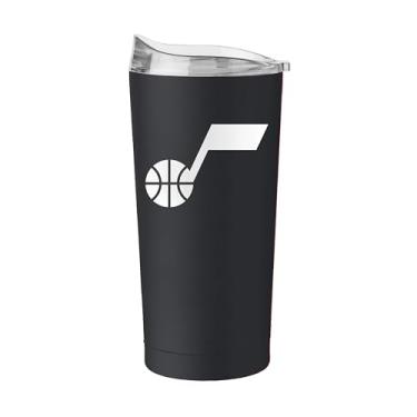 Imagem de FANMATS Copo de aço inoxidável NBA Utah Jazz de 590 ml – Acabamento em pó durável – Serve na maioria dos porta-copos, oficialmente licenciado pela NBA – Mantém bebidas quentes e frias