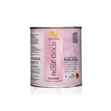 Imagem de Tinta Metálica Efeito Rose Gold - Base Automotiva - Kit 3,6L para Apli