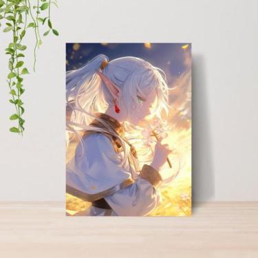 Imagem de Quadro Decorativo Anime Frieren A4  Placa MDF 011 - Lomi Art