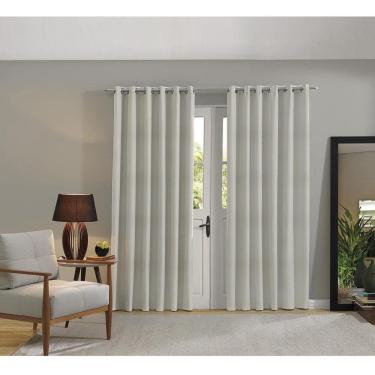 Imagem de Cortina Para Sala Quarto Corta Luz 4,2X2,5 Areia