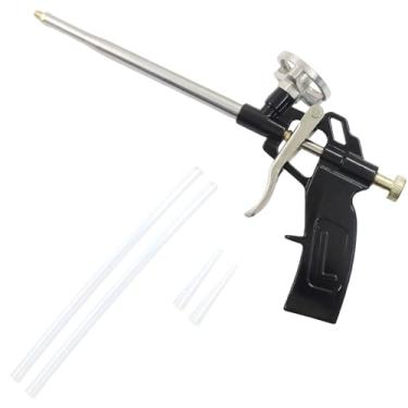 Imagem de PHITUODA Pistola de espuma, selante de spray de poliuretano resistente, pistola de espuma expansível, aplicador profissional para calafetagem, enchimento, vedação/uso doméstico e no escritório
