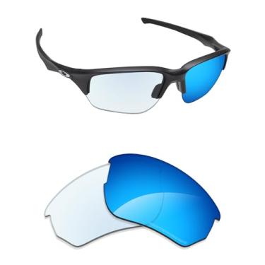 Imagem de Alphax Lentes de reposição adaptáveis fotocromáticas espelhadas não polarizadas para óculos de sol Oakley Flak Beta OO9363