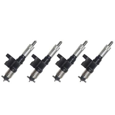 Imagem de HATRYIDA Injetor Common Rail 8973297032 4PCS para Hitachi ZX200-3-HCMC ZX200-3F ZX210-3-AMS ZX210-3-HCME ZX210H-3 ZX210H-3-HCMC ZX210H-3F ZX210K-3 ZX210K-3 ZX210H-3 0K-3-H Escavadeira CMC ZX210L-3