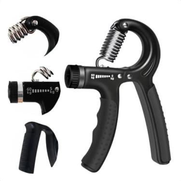 Imagem de Hand Grip Ajustável Premium 5-60kg Fortalecedor Mãos Punhos Antebraços Treino Fitness Fisioterapia Pegada Esporte