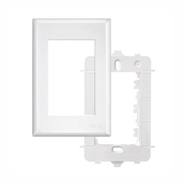 Imagem de PLACA 4X2” COM SUPORTE PARA 3 MÓDULO HORIZONTAL EVIDENCE – FAME