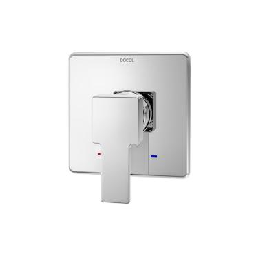 Imagem de Acabamento Monocomando Para Chuveiro E Ducha Higiênica Docol Edge 90008499006 Cromado