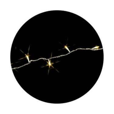 Imagem de Cordão Pisca LED 5 Metros com 50 Lâmpadas – Ilumine seu Natal com Elegância e Magia!