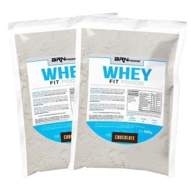 Imagem de Kit 2 Whey Protein Fit Foods 500G - Brn Foods