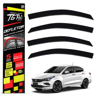 Imagem de Calha Defletor De Chuva Cronos 2018 a 2026 Fumê Acrilico