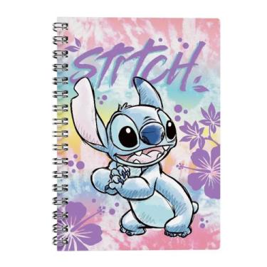 Imagem de Caderno Universitario 10 Materias Stitch e Angel 160 folhas - Culturam