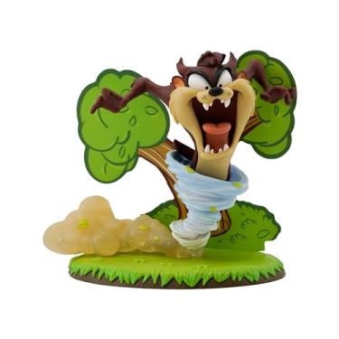 Imagem de ABYSTYLE Studio Looney Tunes Tasmanian Devil Taz 12 cm de altura SFC colecionável estátua de desenho animado estatueta de desenho animado casa quarto escritório decoração presente