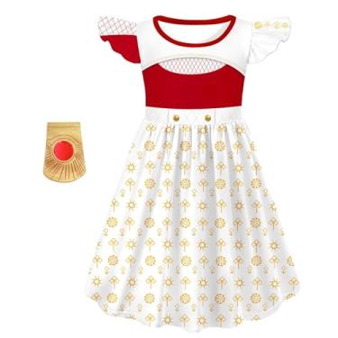 Imagem de Conjunto de roupas de fantasia de zumbis para meninas e crianças, vestidos diurnos com pulseira