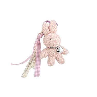 Imagem de A-yeite Chaveiro de urso de pelúcia fofo urso coelho chaveiro de pelúcia para mochila bolsa bolsa acessórios, Cor 5, tamanho �nico