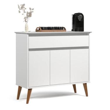 Imagem de Aparador Balcão Armário Bancada Cozinha Cantinho do Café Buffet Sala d