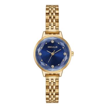 Imagem de Relógio Seculus Feminino Ref: 77354lpsvds1 Fashion Dourado