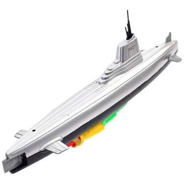 Imagem de Brinquedo Nave Subaquática Realista Mega City Navega de Verdade 3+ com Som Super Motor BBR Toys