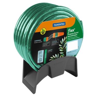 Imagem de Mangueira Flex Tramontina Verde em Pvc 3 Camadas 20M
