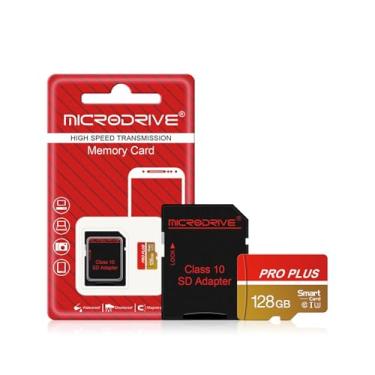 Imagem de Adaptador de cartão de memória de 128 GB – Cartão TF UHS-I C10 A3 de alta velocidade para tablet/celular/câmera/áudio do carro/console de jogos