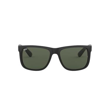 Imagem de Óculos de sol Ray-Ban unissex adulto Rb4165 Justin, preto/verde, 55 mm US