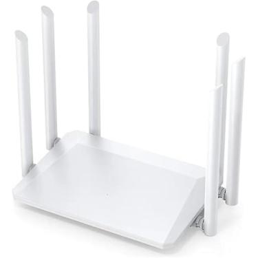 Imagem de Roteador Wi-Fi Dual Band 5G Gigabit – 6 Antenas 5dBi, 3 Modos (Roteador/AP/Repetidor), Cobertura Ampla até 300m, Velocidade 1200 Mbps (867+300)