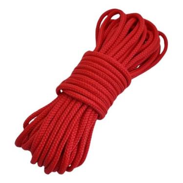 Imagem de Corda Náutica De Polipropileno 6mm Com 50 Metros (Vermelho)