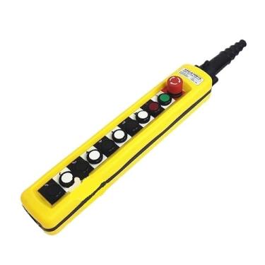 Imagem de XAC-A10913 Botão de elevação à prova de chuva Guindaste Start Stop Talha Switch 11 Posições Velocidade Dupla