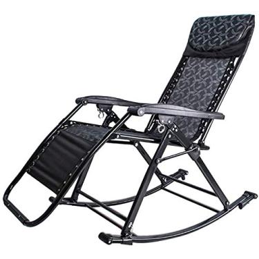 Imagem de Espreguiçadeira de jardim com gravidade zero, cadeira dobrável, cadeiras reclináveis ao ar livre para terraço, deck de praia, gramado, acampamento, cadeira portátil (cor, padrão marrom, tamanho,